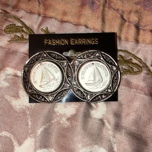 Vintage Coin Style Earrings